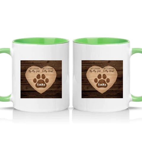 Personalised Pet Memorial Mug – Remembrance Gift – Green