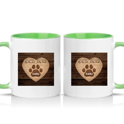 Two Tone 11oz Mug Green