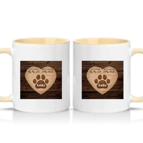 Personalised Pet Memorial Mug – Remembrance Gift – Cream