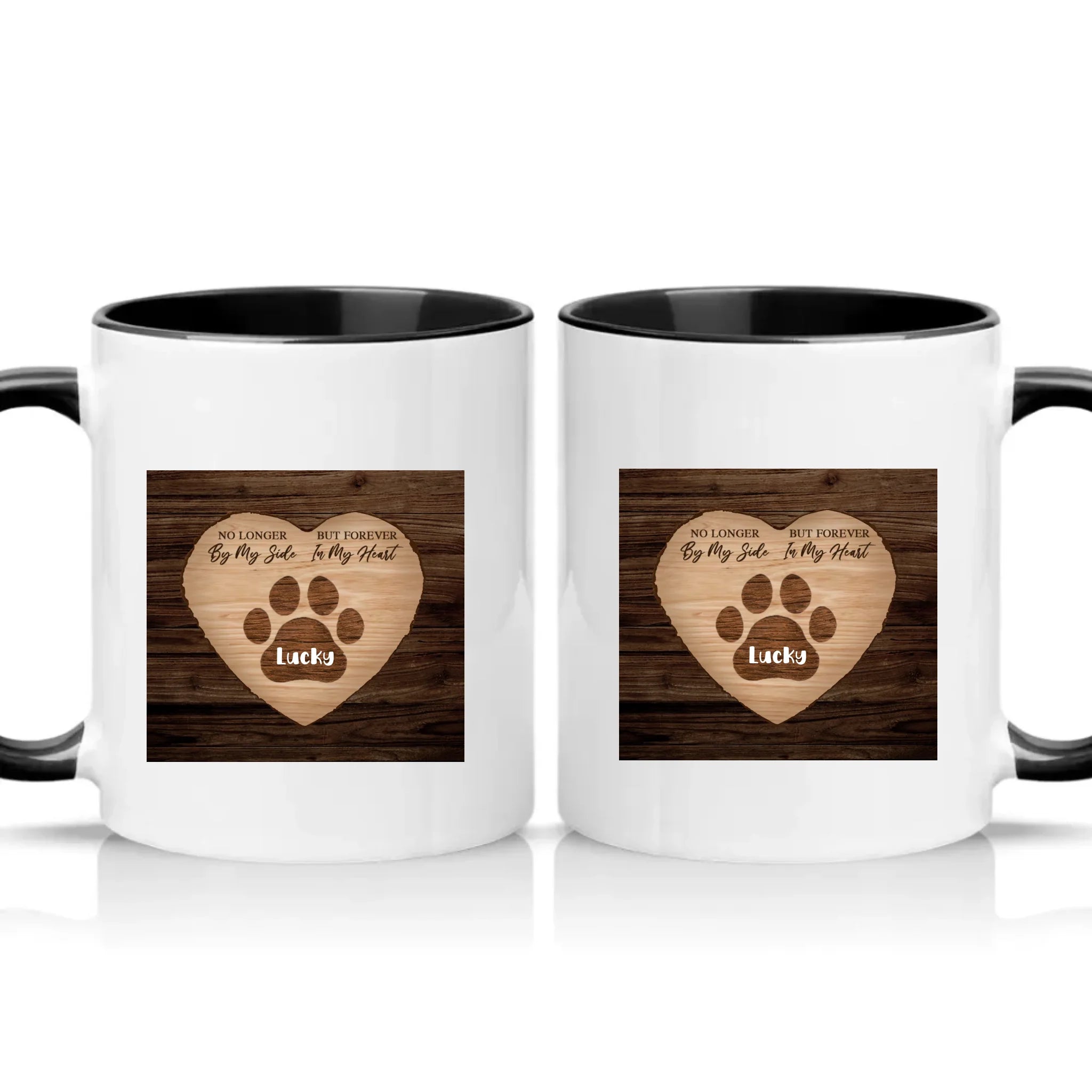 Two Tone 11oz Mug Black