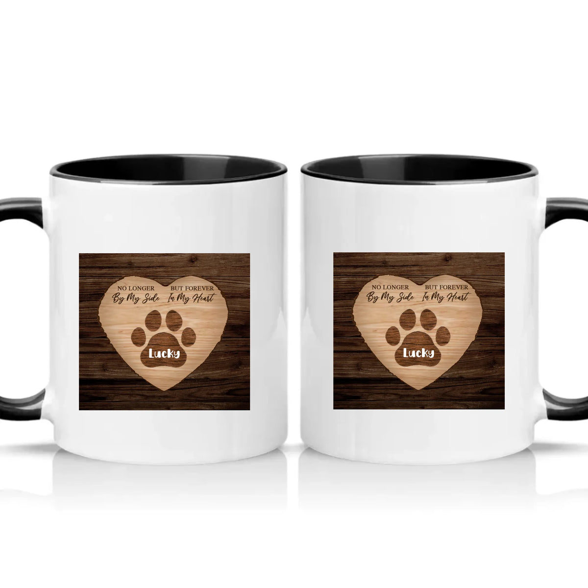 Two Tone 11oz Mug Black