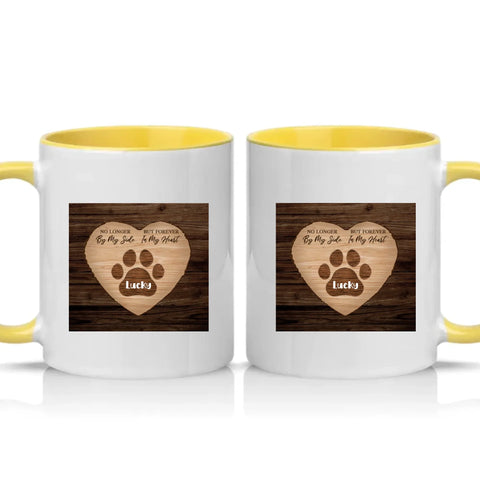 Personalised Pet Memorial Mug – Remembrance Gift – Yellow