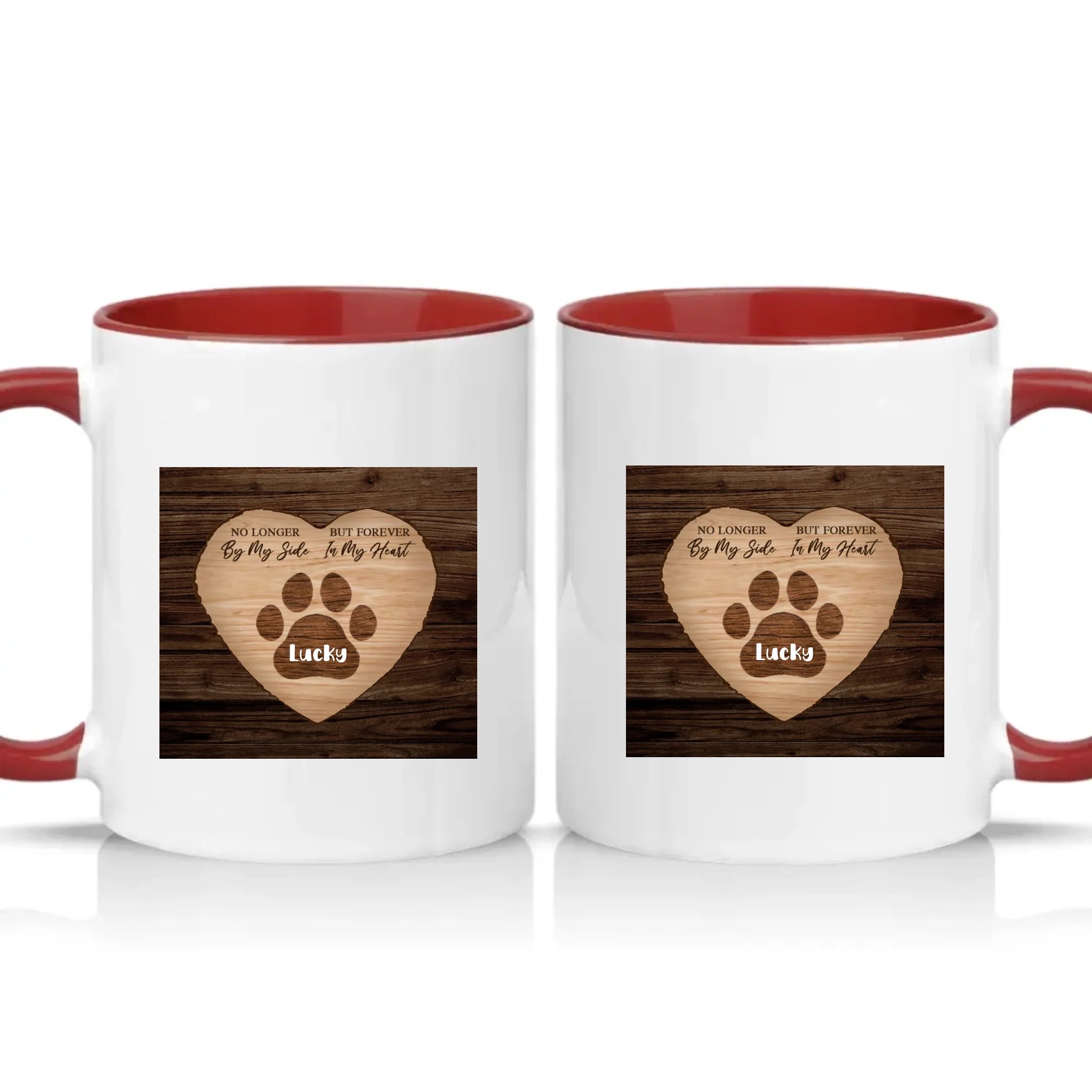Two Tone 11oz Mug Burgundy
