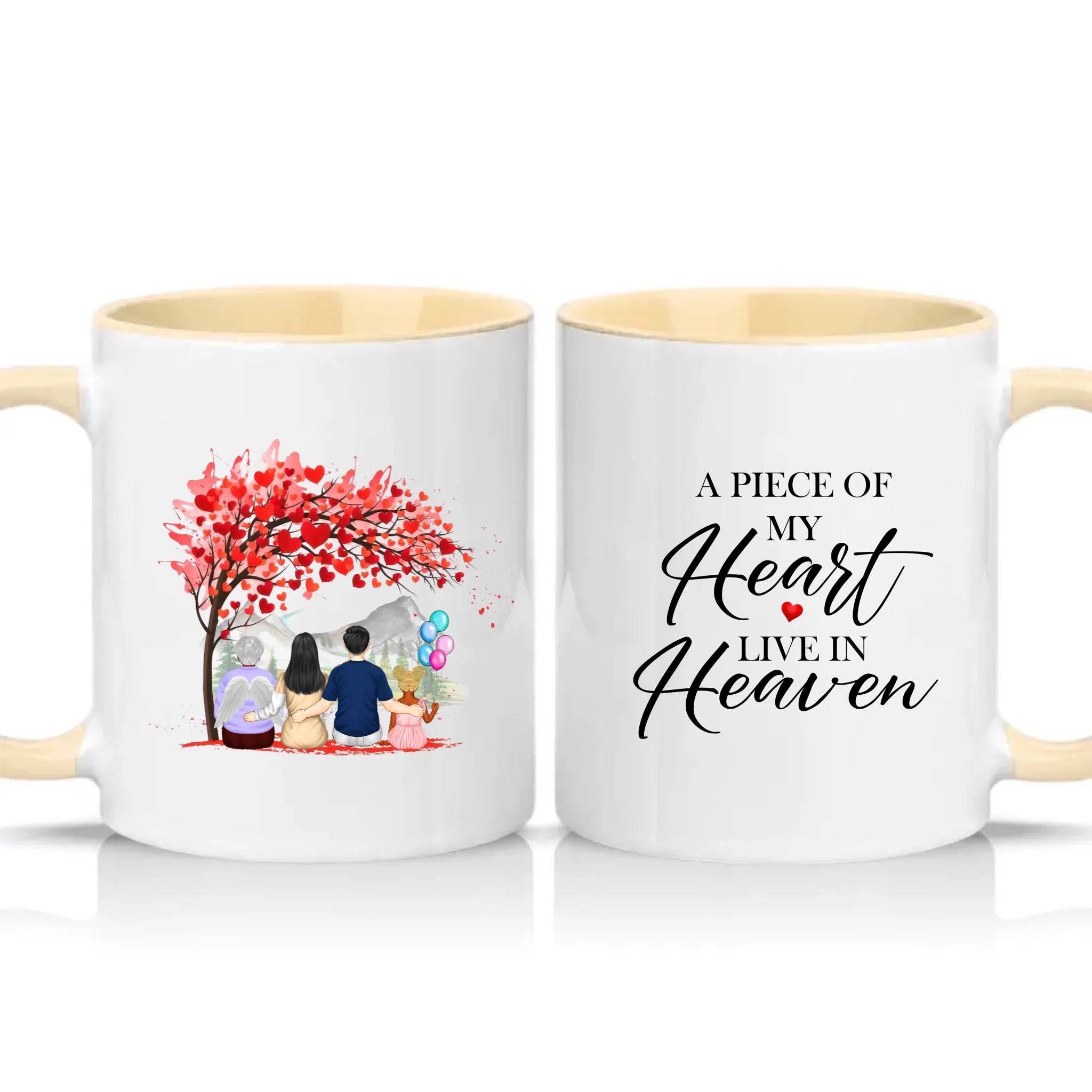 Two Tone 11oz Mug Cream
