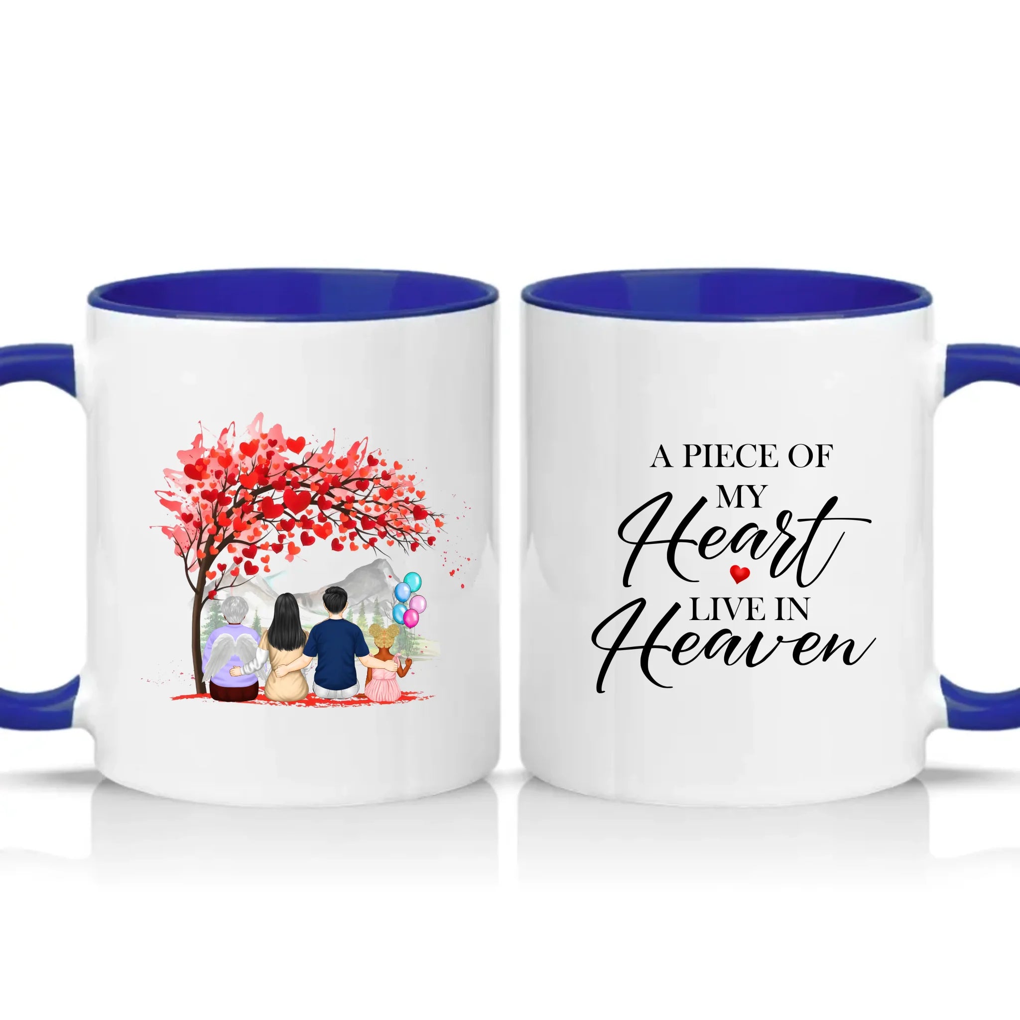 Two Tone 11oz Mug Dark Blue