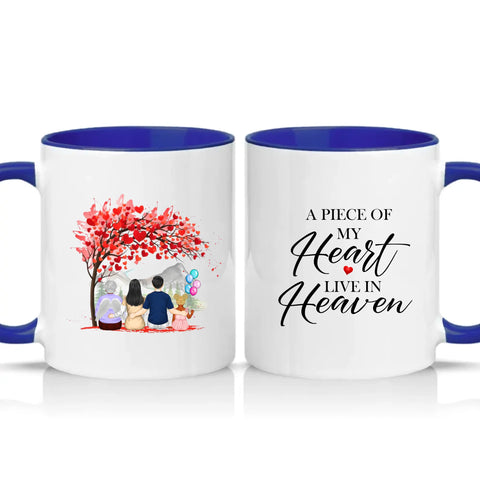 Two Tone 11oz Mug Dark Blue