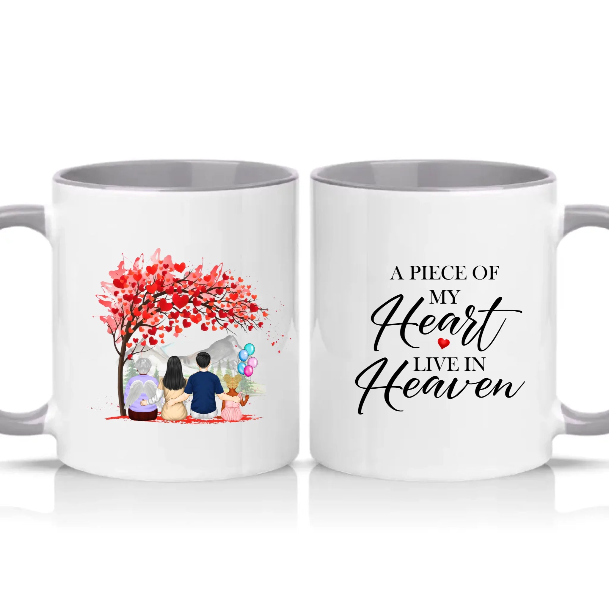Two Tone 11oz Mug Grey