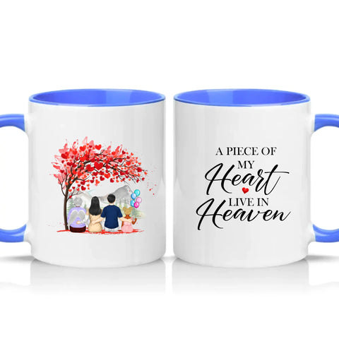 Two Tone 11oz Mug Medium Blue