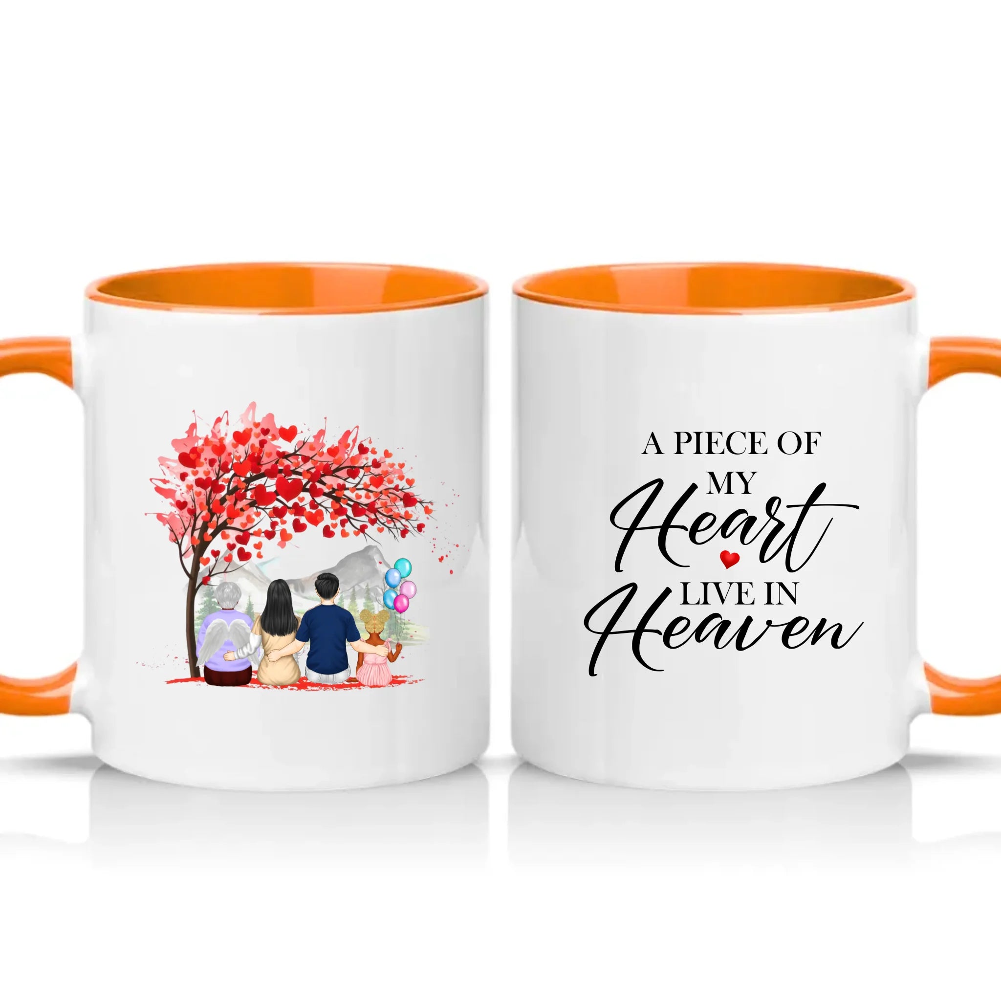 Two Tone 11oz Mug Orange