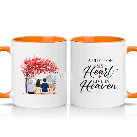 Two Tone 11oz Mug Orange