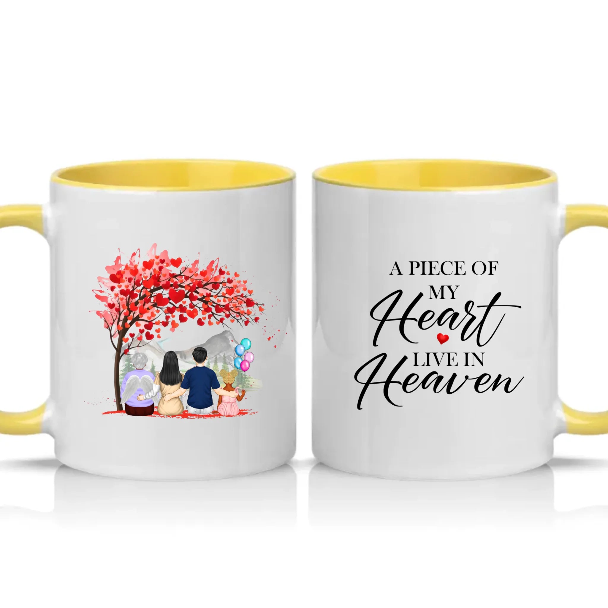 Two Tone 11oz Mug Yellow