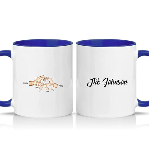 Two Tone 11oz Mug Dark Blue
