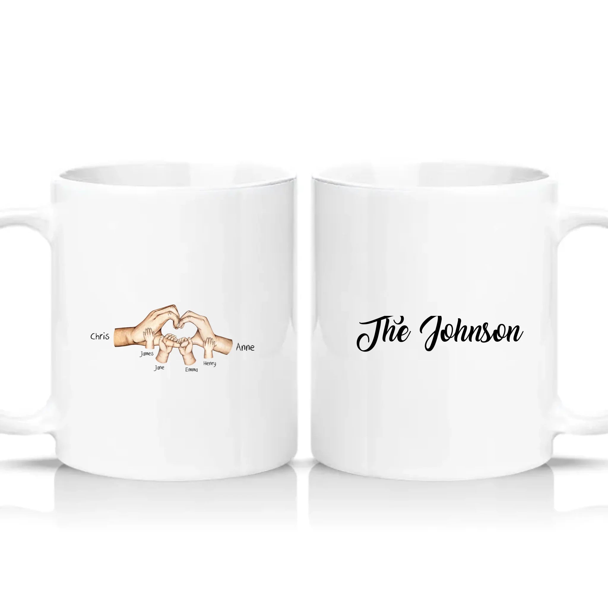 Two Tone 11oz Mug White