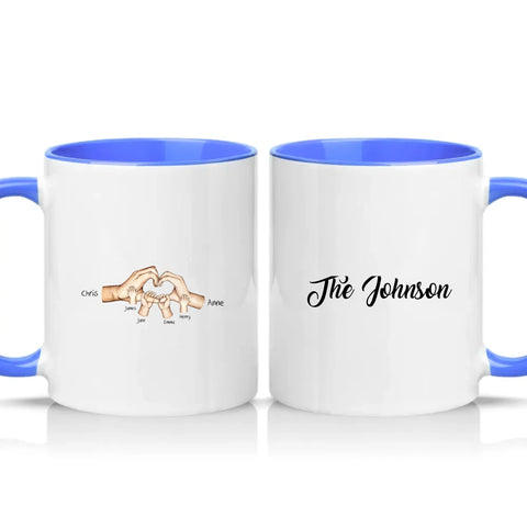 Two Tone 11oz Mug Medium Blue