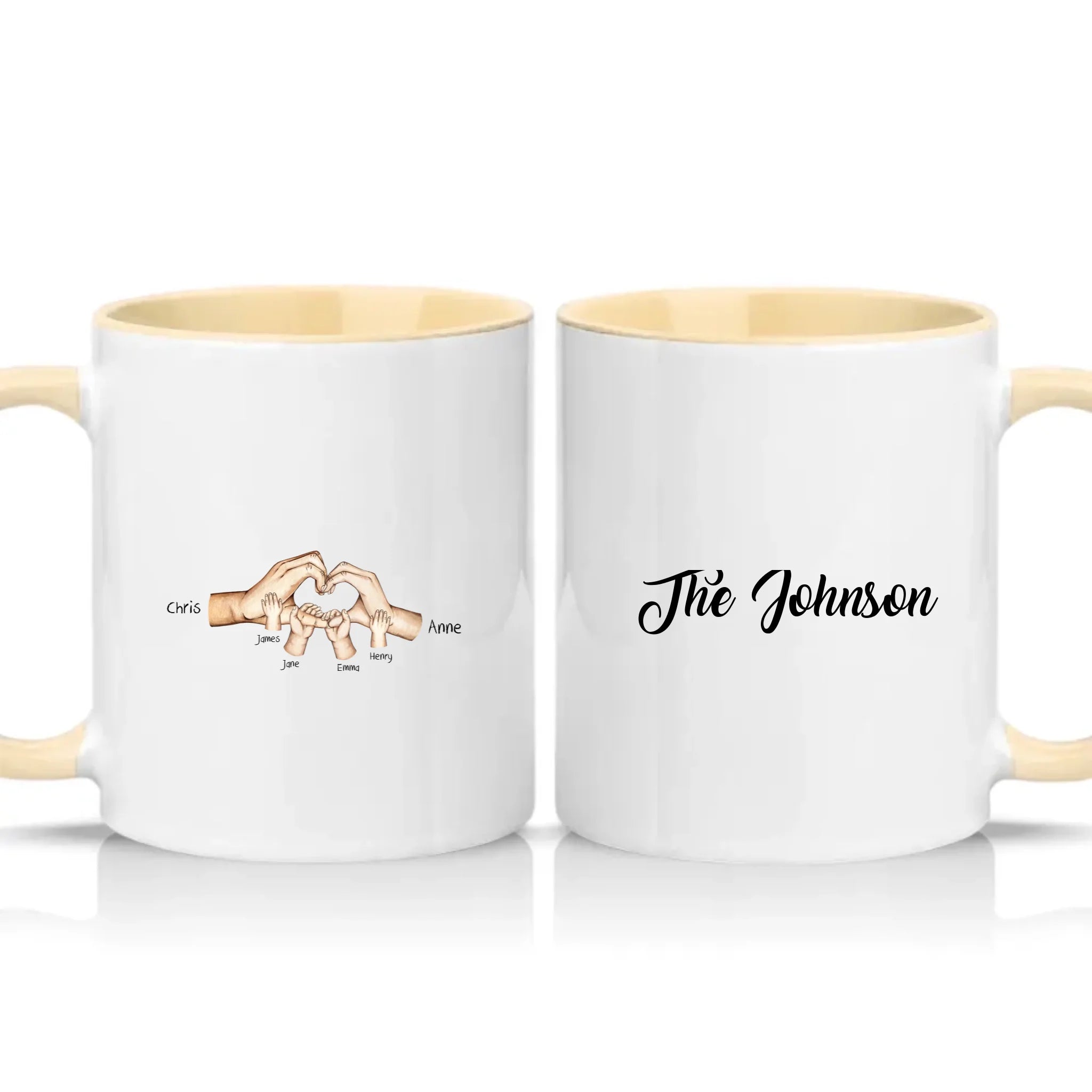 Two Tone 11oz Mug Cream