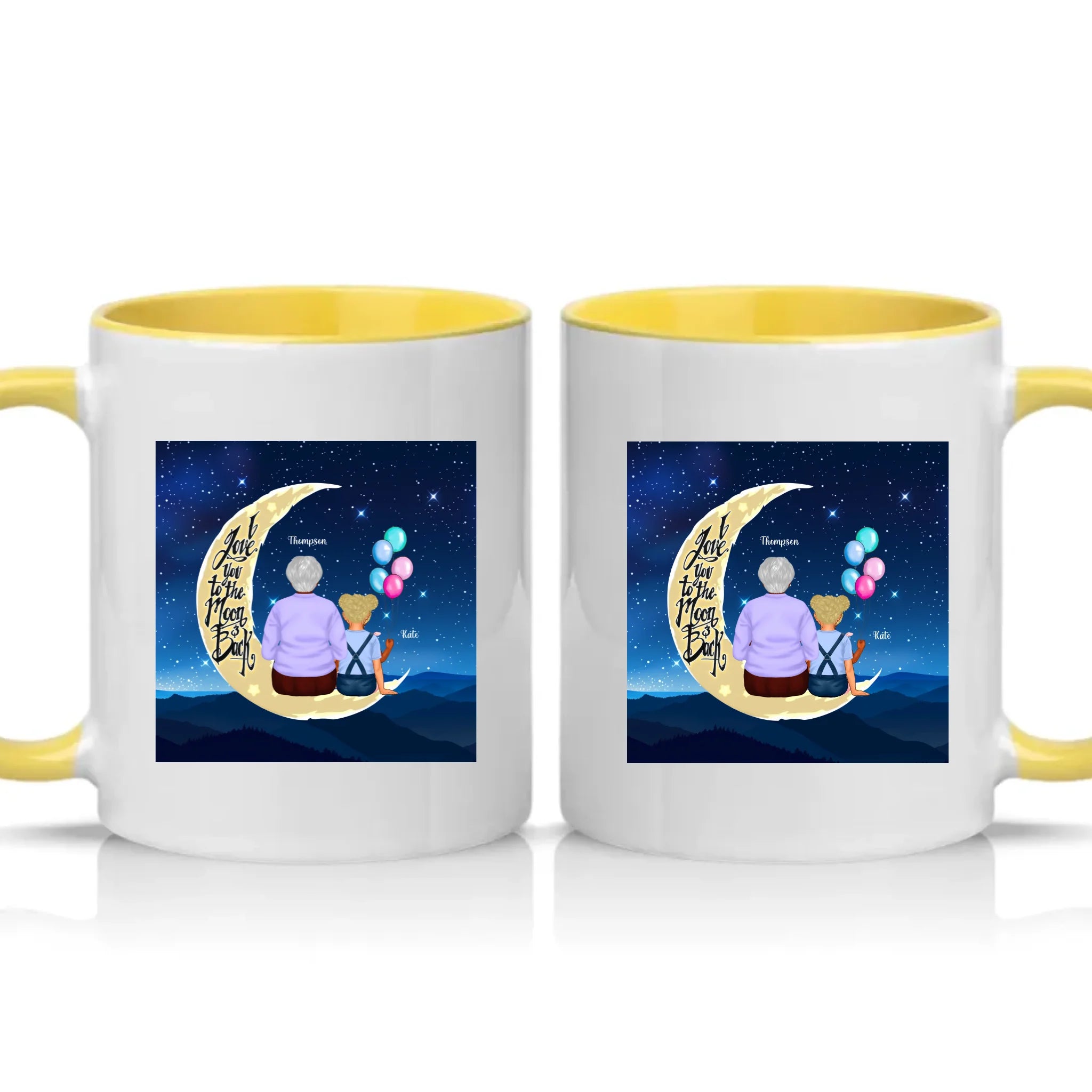 Two Tone 11oz Mug Yellow