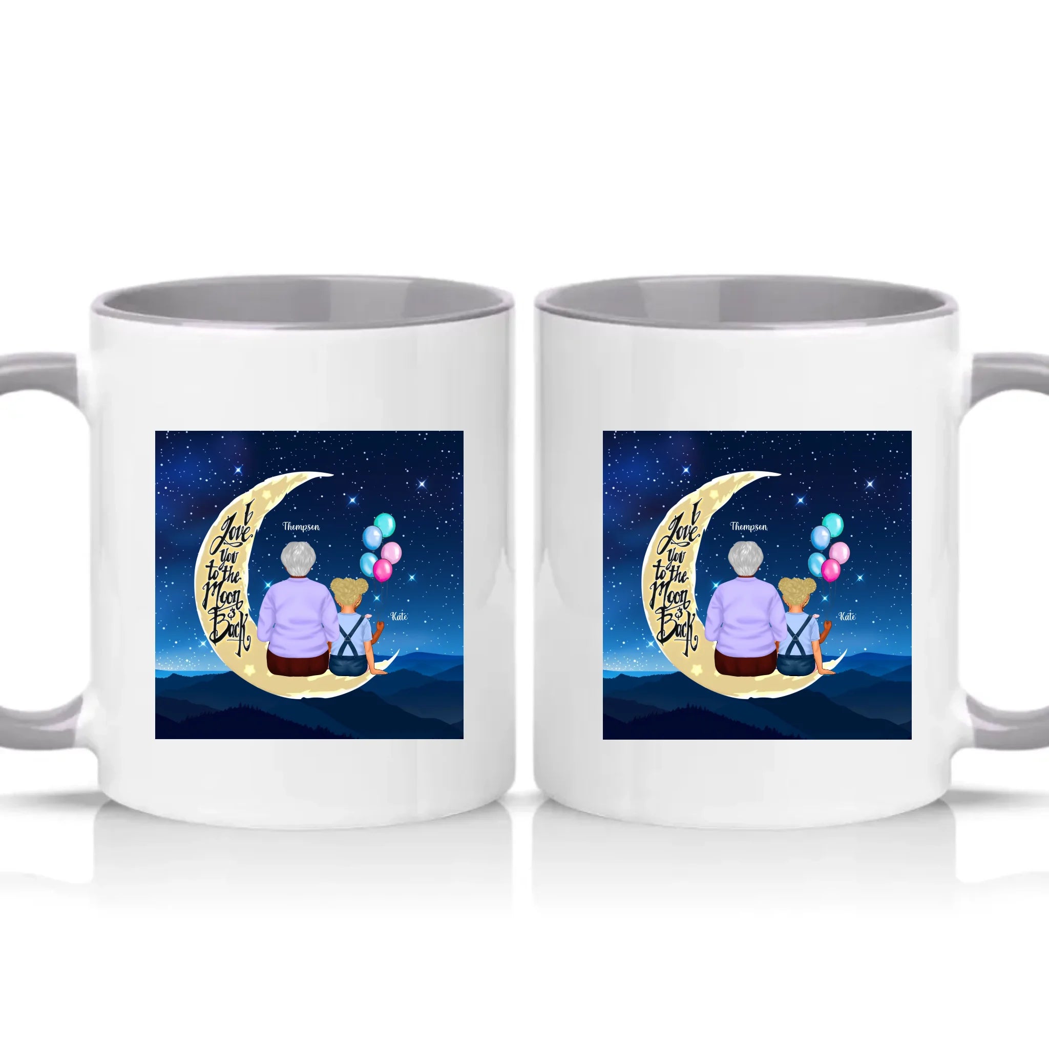 Two Tone 11oz Mug Grey