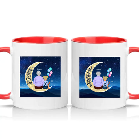 Two Tone 11oz Mug Red