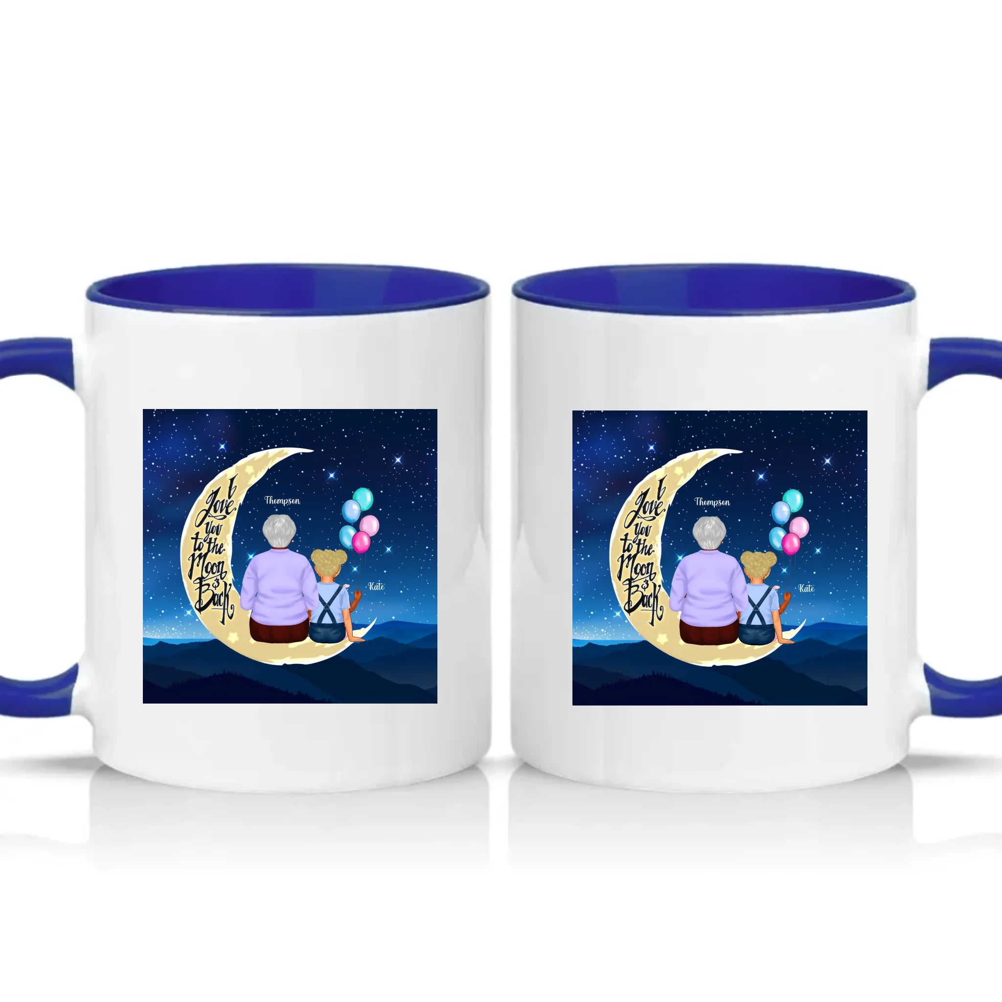 Two Tone 11oz Mug Dark Blue