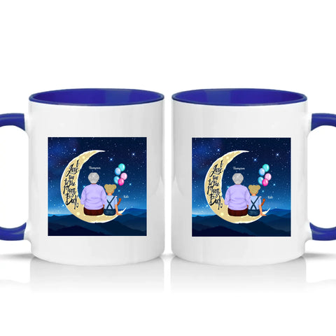 Two Tone 11oz Mug Dark Blue