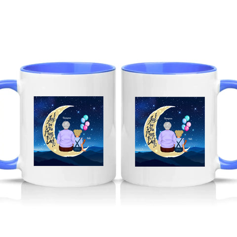 Two Tone 11oz Mug Medium Blue