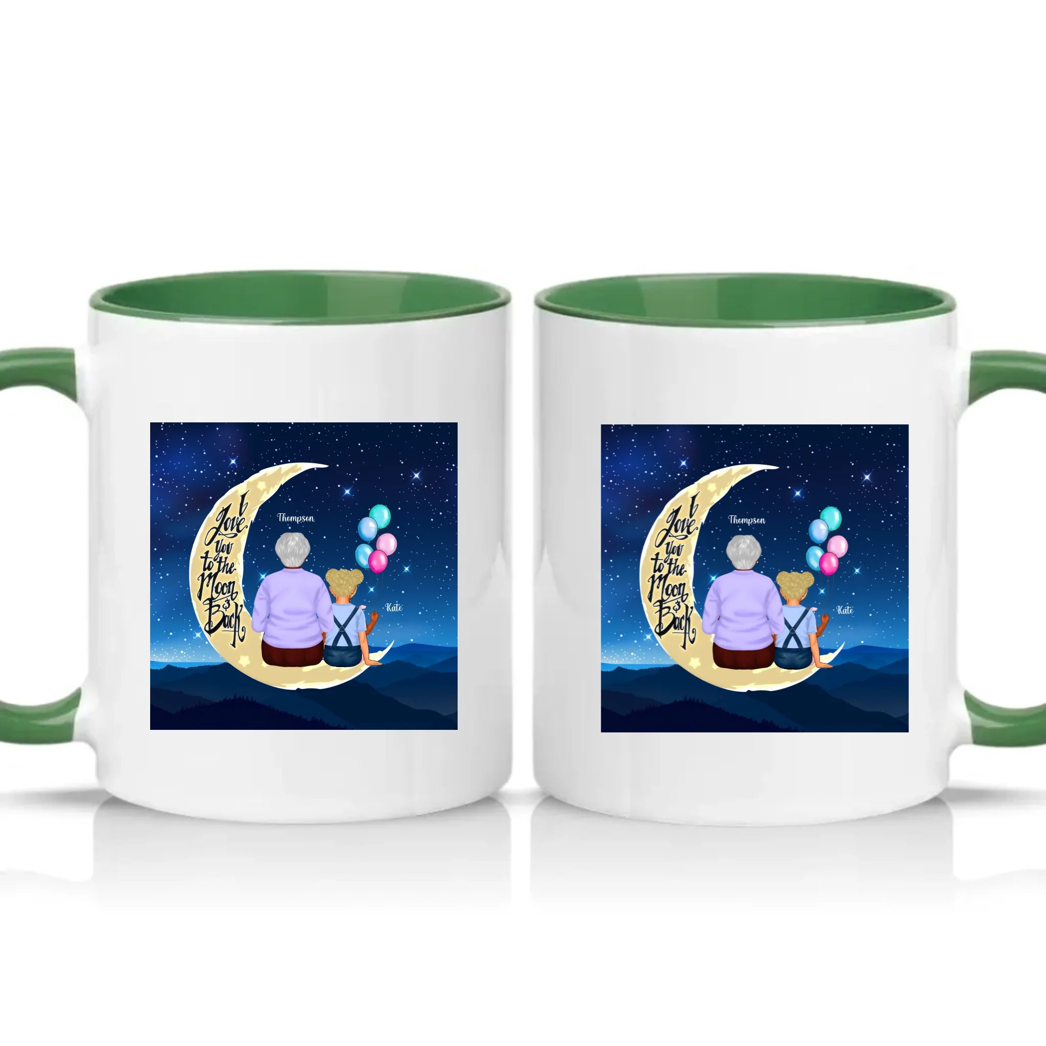 Two Tone 11oz Mug Racing Green