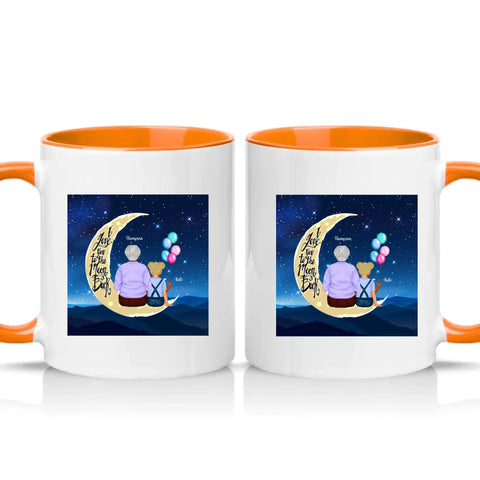 Two Tone 11oz Mug Orange
