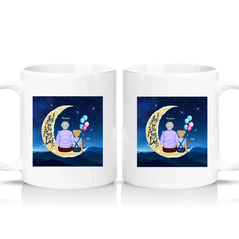 Two Tone 11oz Mug White