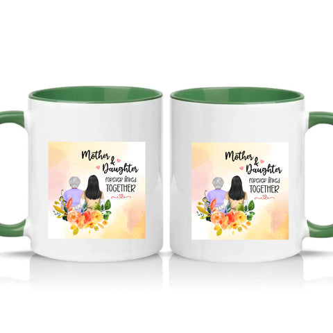 Two Tone 11oz Mug Racing Green