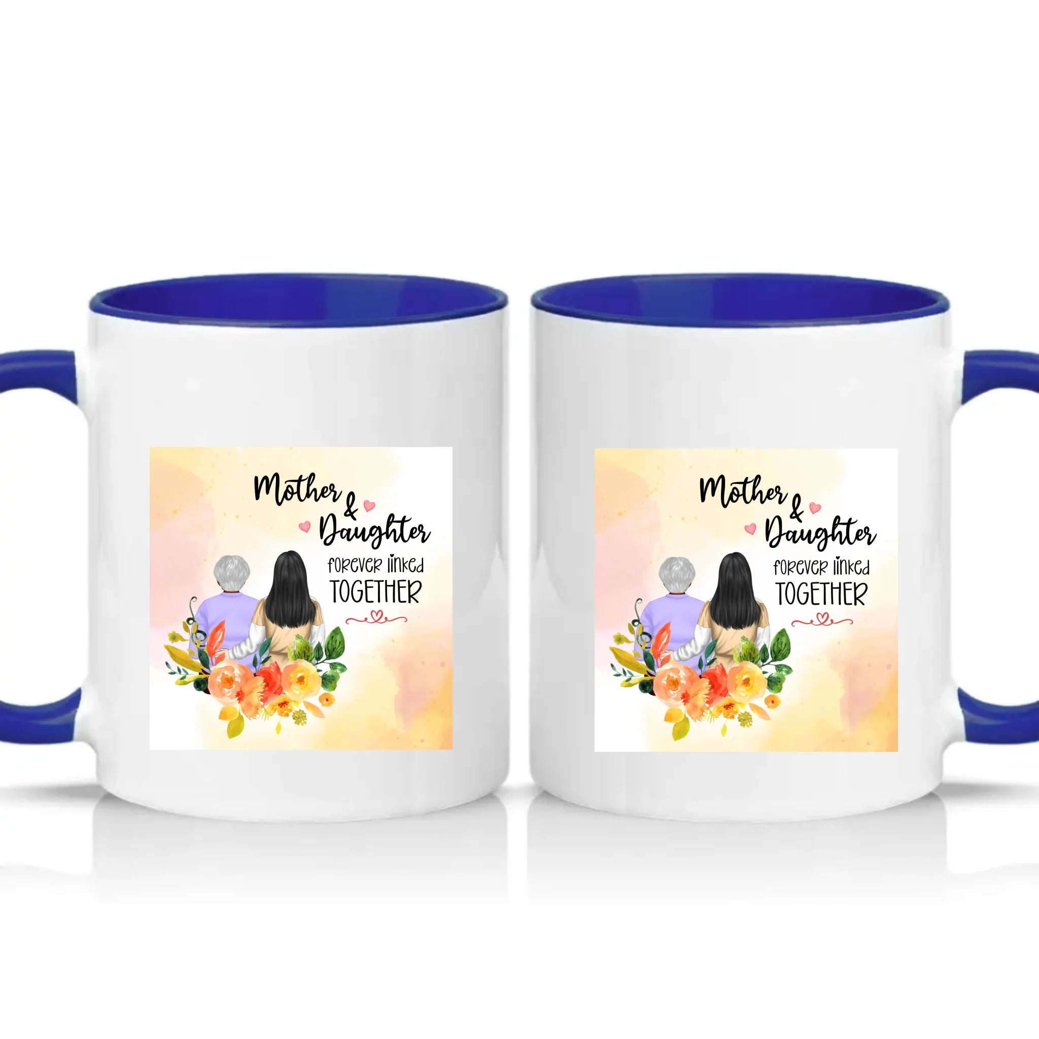 Two Tone 11oz Mug Dark Blue