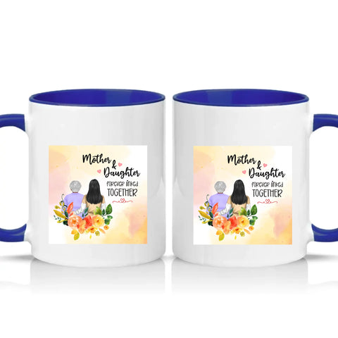 Two Tone 11oz Mug Dark Blue