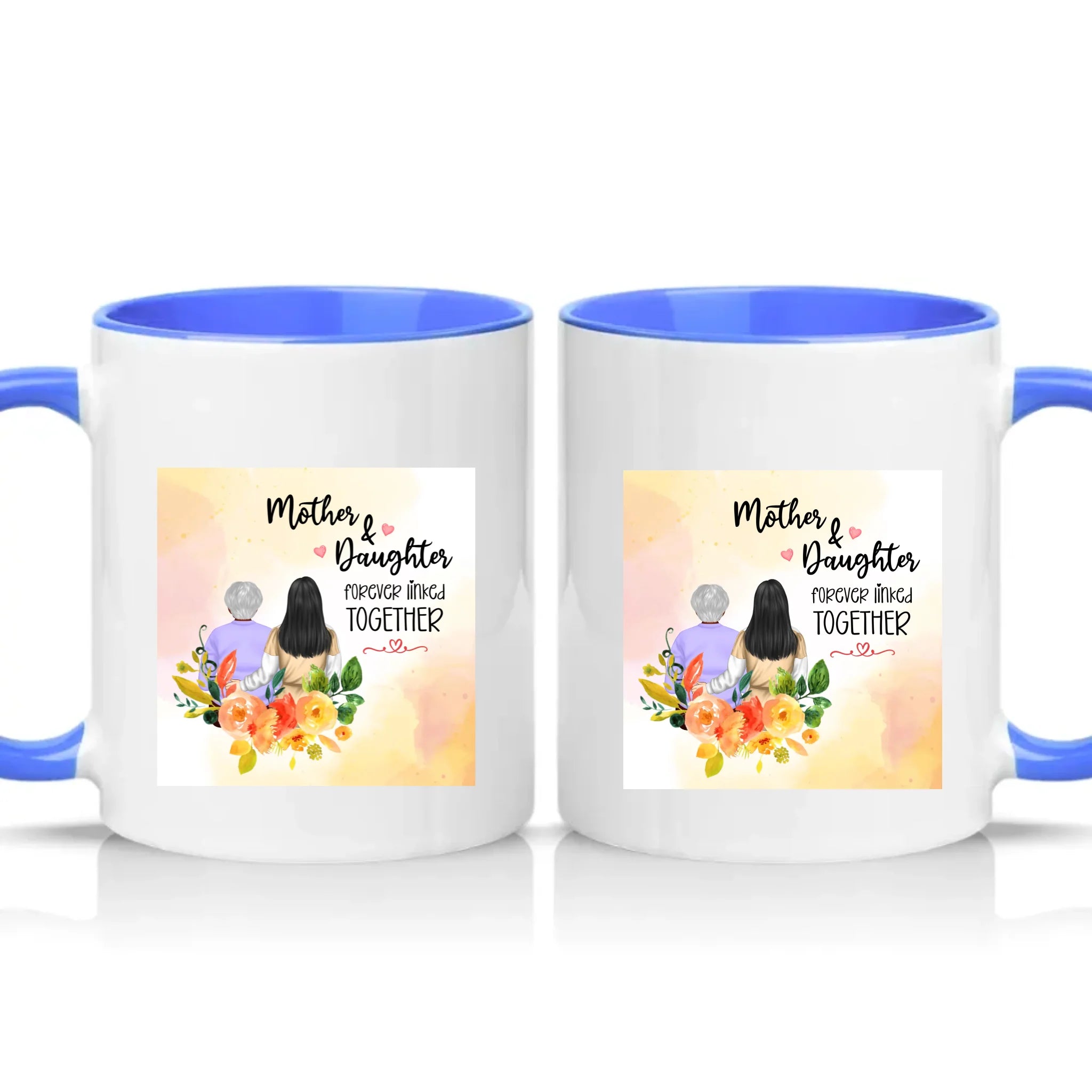 Two Tone 11oz Mug Medium Blue