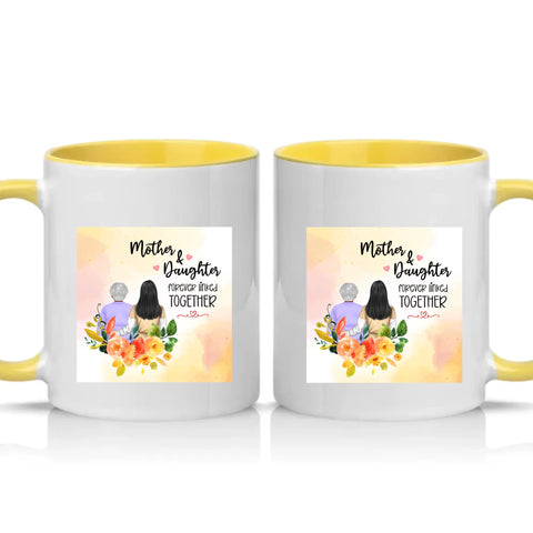Two Tone 11oz Mug Yellow