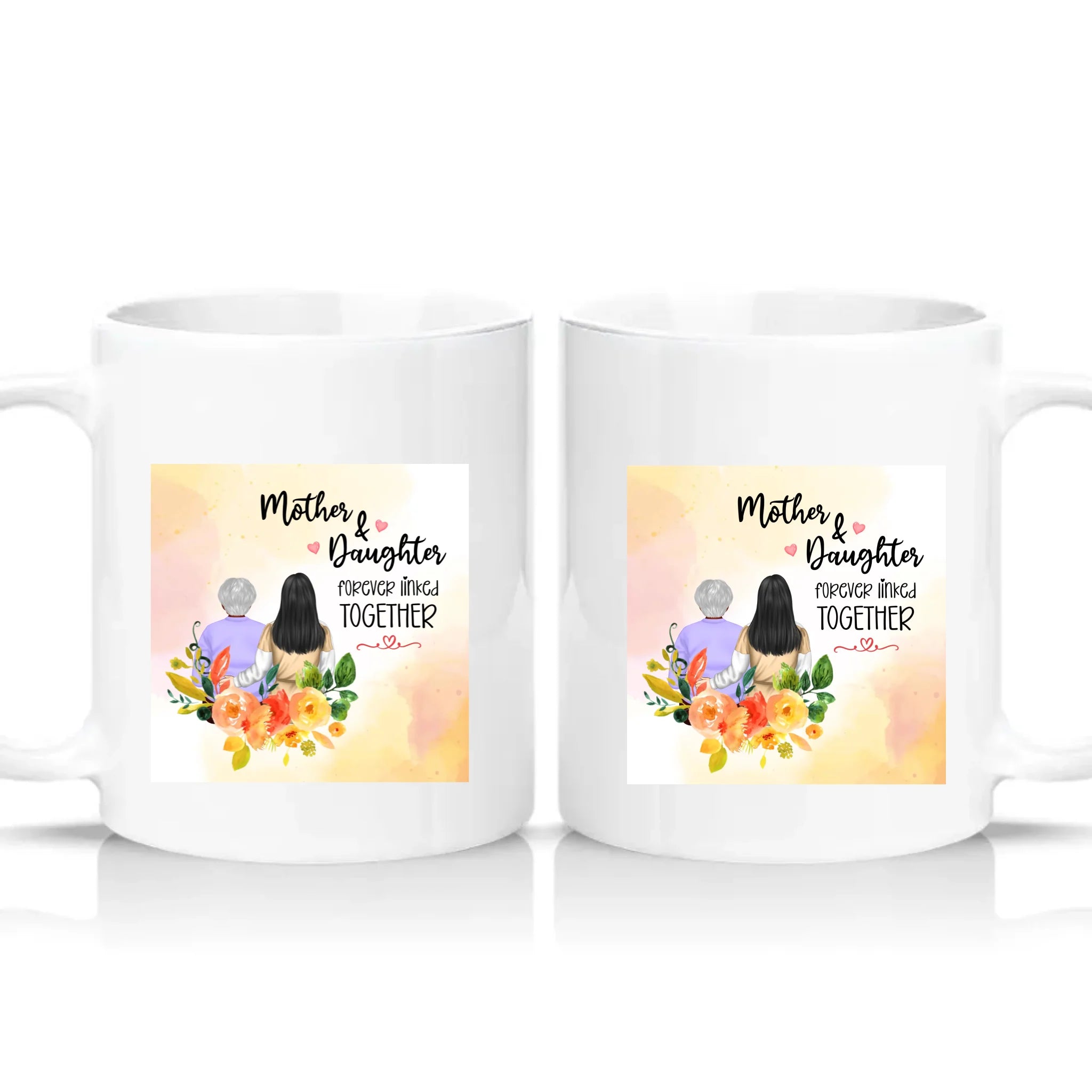 Two Tone 11oz Mug White