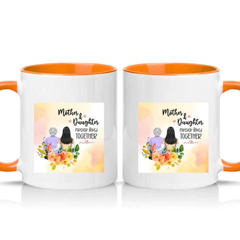 Two Tone 11oz Mug Orange