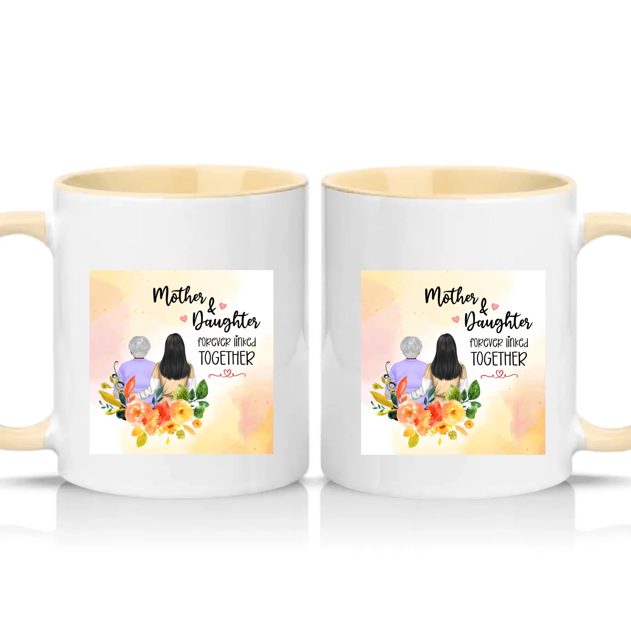 Two Tone 11oz Mug Cream