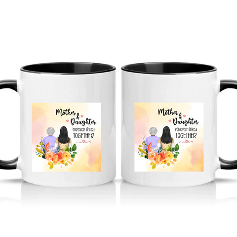 Two Tone 11oz Mug Black