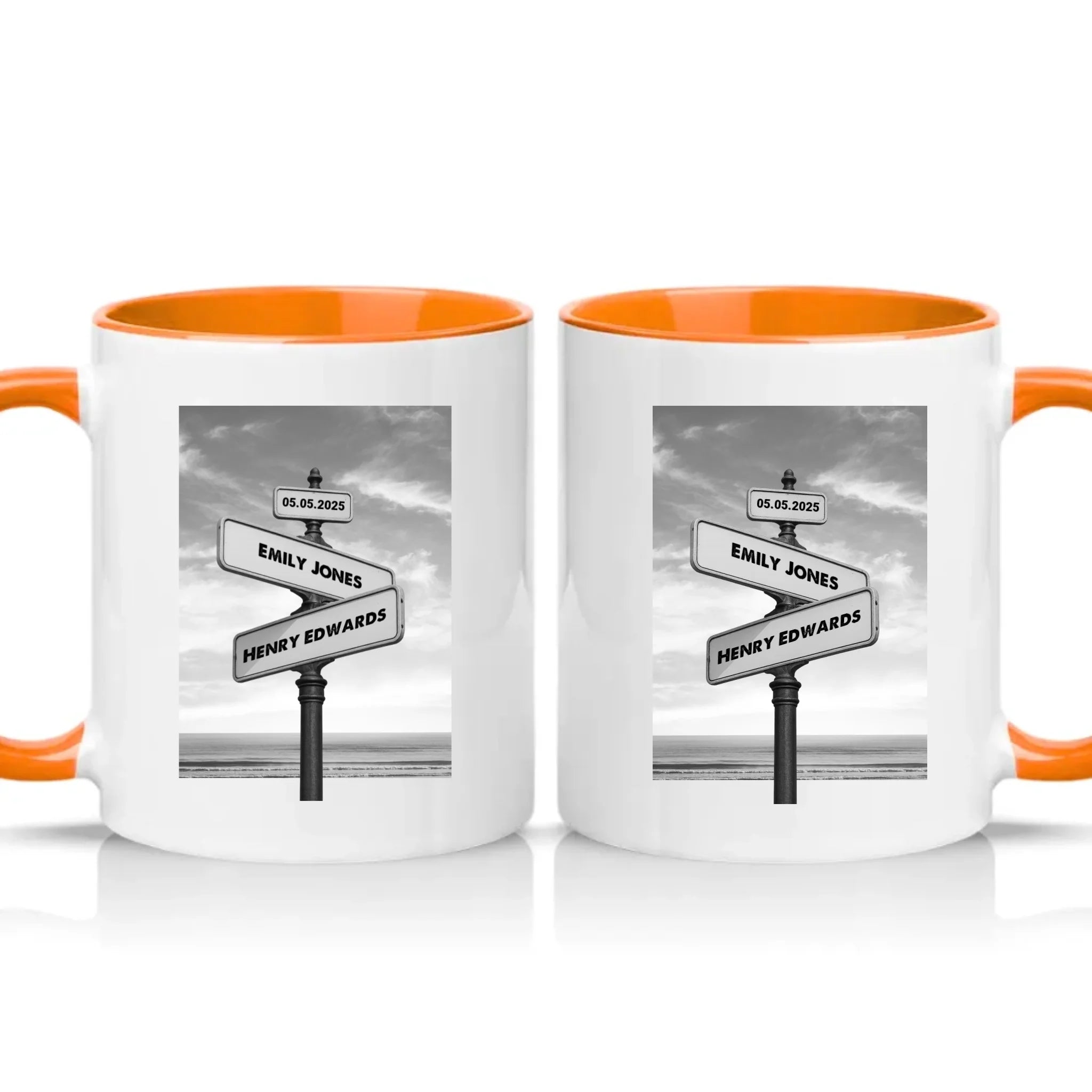 Two Tone 11oz Mug Orange