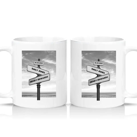 Two Tone 11oz Mug White