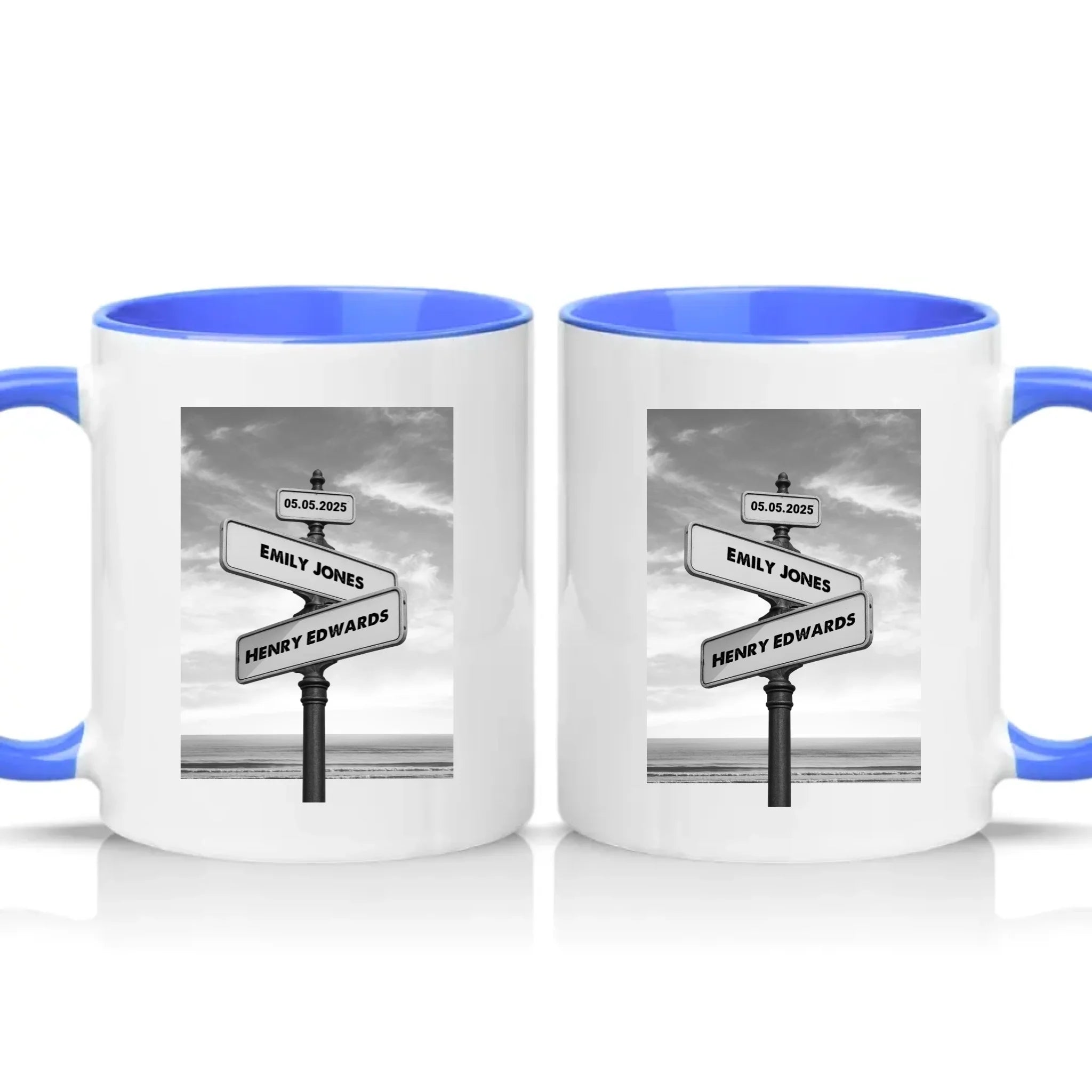 Two Tone 11oz Mug Medium Blue
