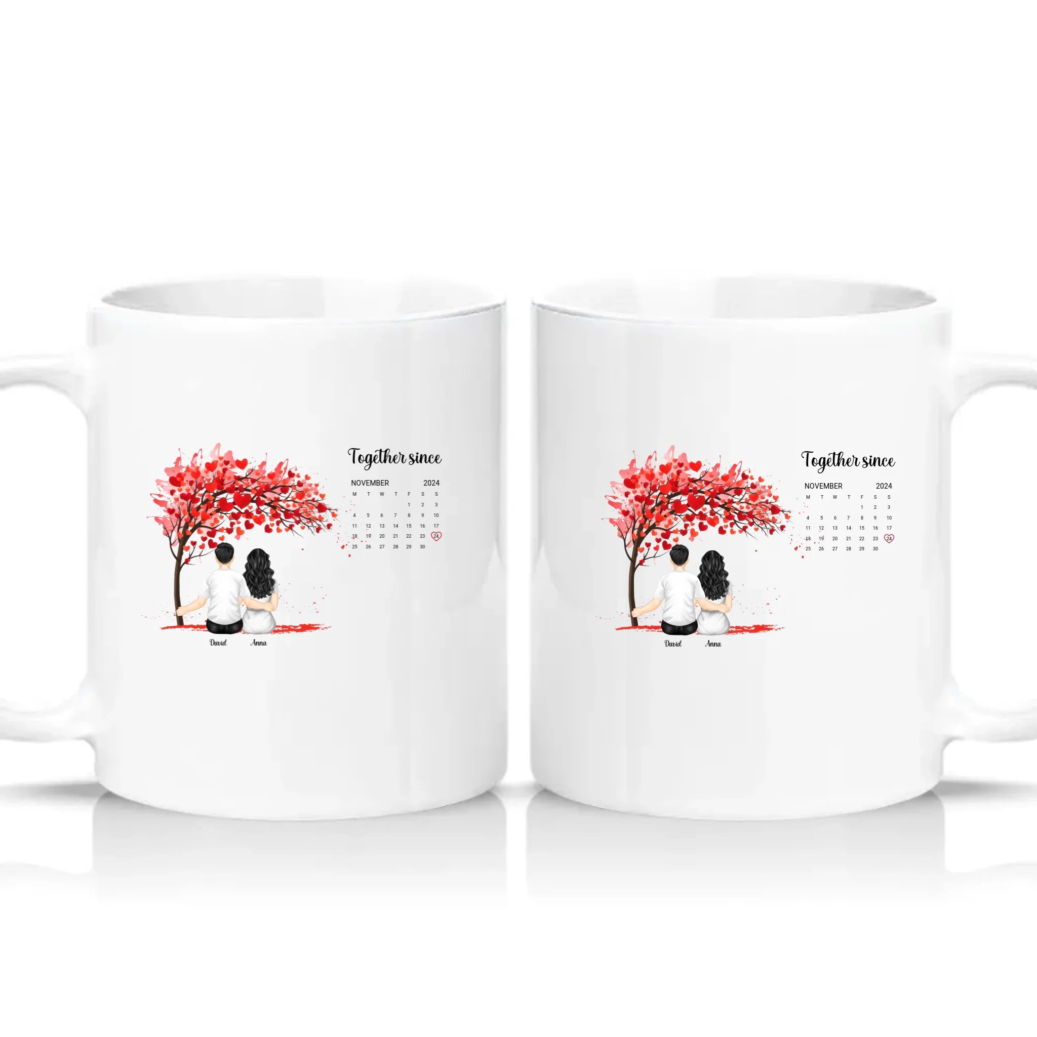 Two Tone 11oz Mug White