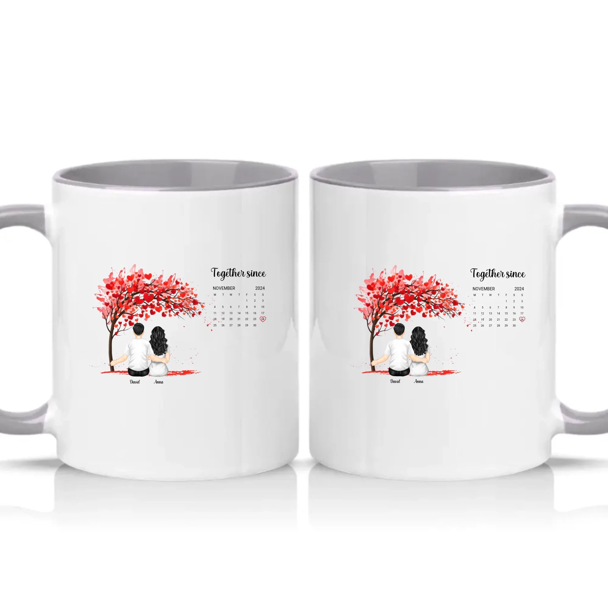 Two Tone 11oz Mug Grey