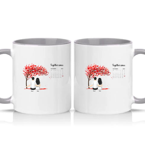 Two Tone 11oz Mug Grey