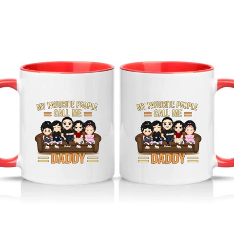 Two Tone 11oz Mug Red