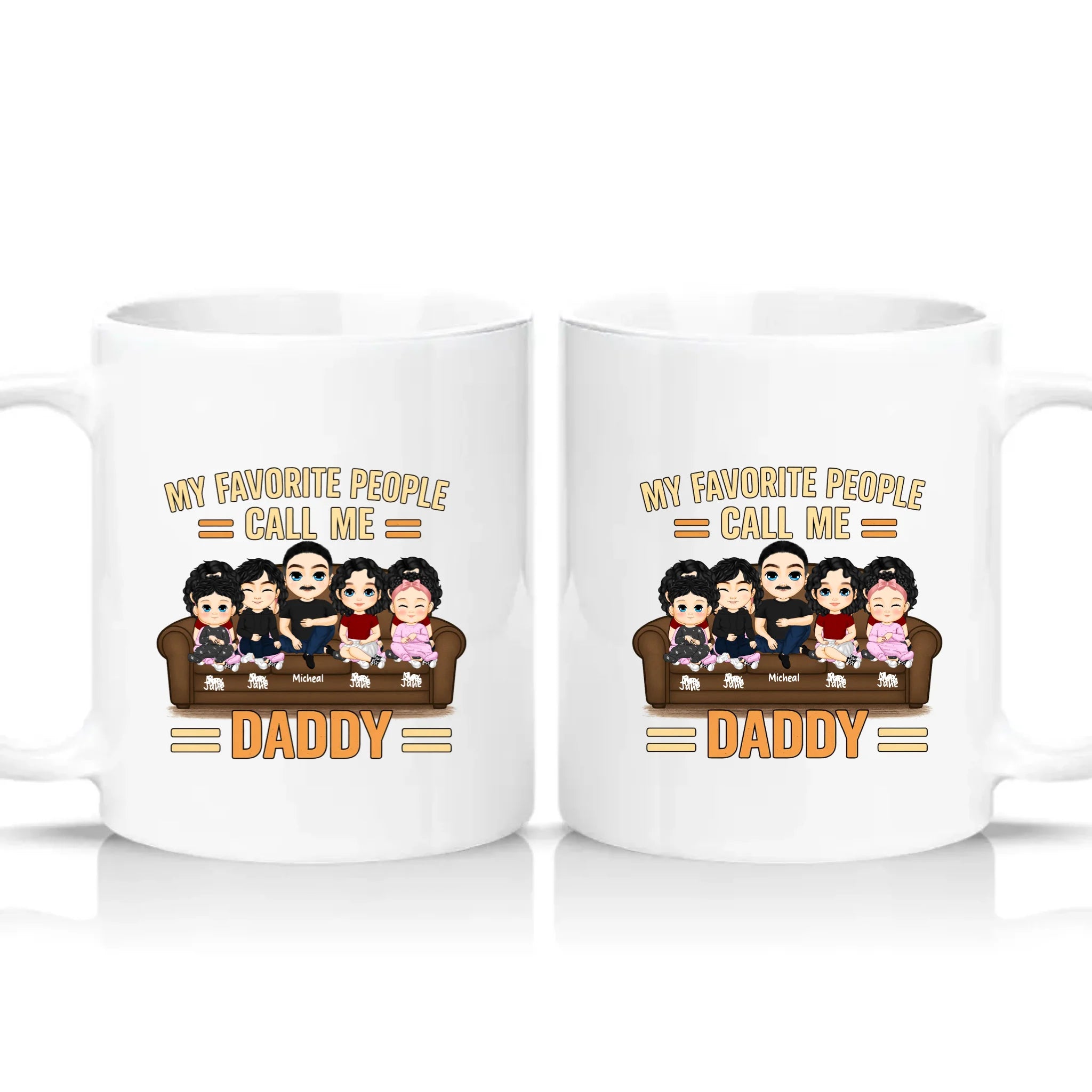 Two Tone 11oz Mug White