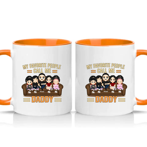Two Tone 11oz Mug Orange