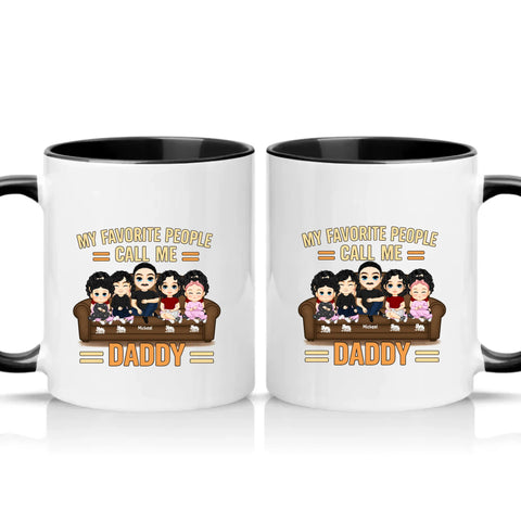 Two Tone 11oz Mug Black