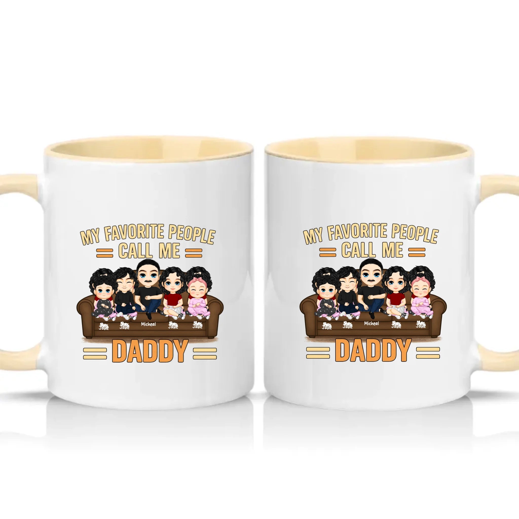 Two Tone 11oz Mug Cream