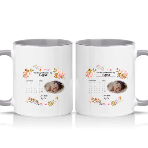 Two Tone 11oz Mug Grey