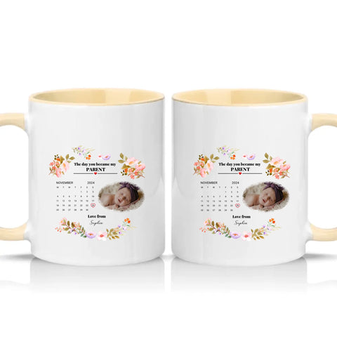 Two Tone 11oz Mug Cream